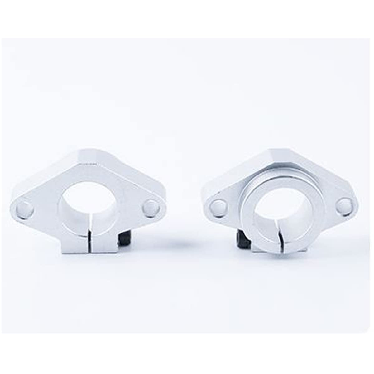 SHF10 Shaft Support, 10mm ID 43mm OD Linear Motion Sliding Blocks Linear Rail Guide Blocks for 3D Printer CNC, 2 Pcs