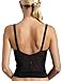 Exquisite Form Womens Fully Front Close Longline Posture #5107530 Bra, Black, 42DD US