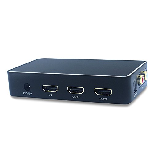 Click Here to See More Images HDMI Splitter HDMI Mini Switch 1 In 2 Out NEWYES 3 Port 4K With IR Wireless Remote And Key-Press-Switching Supports Full HD 1080P 3D TV For PS3/PS4/Xbox360/iPhone/iPad/Android 1 Year Warranty
