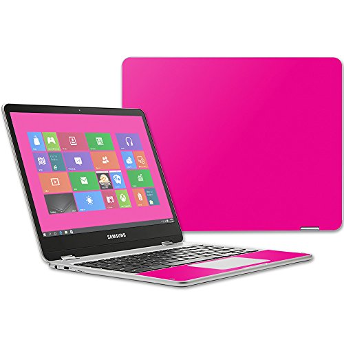 MightySkins Skin Compatible with Samsung Chromebook Plus 12.3"(2017 - Solid Hot…