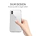 iPhone X Case, Kroma [Prismatic Series] Crystal Clear iPhone X Case, 99.9% Transparency, Clear back panel + TPU bumper