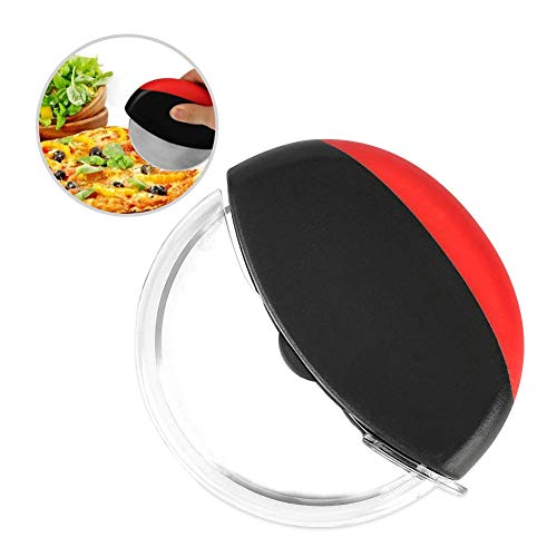 Pizza Cutter Wheel Pizza Slicer Cutter EldHus Stainless Steel Super Sharp and Easy to Clean Slicer, Kitchen Gadget with Protective Blade Guard - Thumbnail 6