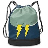 GLSEY Bag Unisex Thunder Cloud Multifunctional