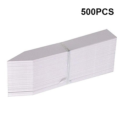 KINGLAKE 500 PCS 1″x6″ Plastic Plant Tags Large Garden Nursery Labels Garden Stake Tags