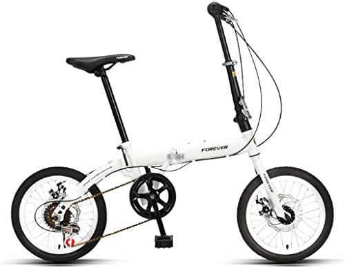 折りたたみ自転車 可変速自転車大人折りたたみ自転車 16インチポータブル自転車男性と女性の