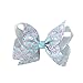 XIMA 4.5inch Unicorn Hair Bows Clips For Baby Girls Women Grosgrain Ribbon Bows With Alligator Clips for Hair Accessories (4.5inch-11pcs-B with clip)