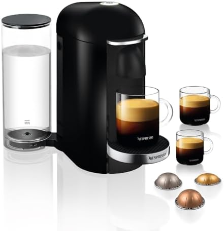 Nespresso Vertuo Plus Deluxe GCB2 Capsule Coffee Machine, Brews