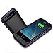 Maxboost Atomic S Apple MFI Certified 2400mAh Battery Pack with Built-in Kickstand Battery Case for iPhone5/5s - Matte Black/Purple