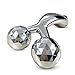JUFIT Face Body Roller Massager 3D Reface Massager Roller Y-Shape Sliver Face Mask Body Spa