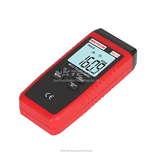 image for NKTECH NK373 Digital Laser Tachometer Mini Non-Contact Signal Trigger 