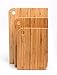 JustNile Durable Organic Moso Bamboo Chopping & Serving Boards | Set of 3 in Large Medium Small Sizes | Eco-Friendly | Anti-Bacterial | Easy to Clean- Mother's day gift