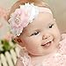 SIXNE YuanKanJu Miugle Baby Girl Baptism Headbands,Infant Head Wraps
