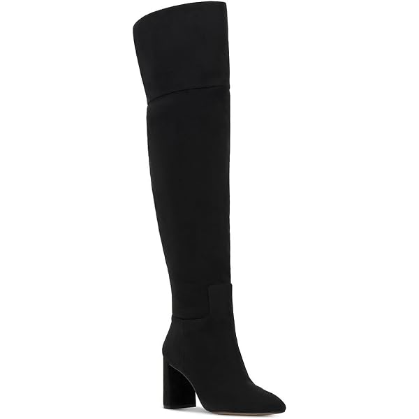 GUESS Women's Cristy Over-the-Knee Boot - Block Heel Bootie With Zip Closure - View #8