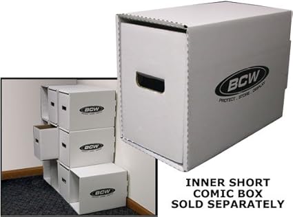 Amazon Com Bcw Short Comic Book Storage Box House Bundle Of 10
