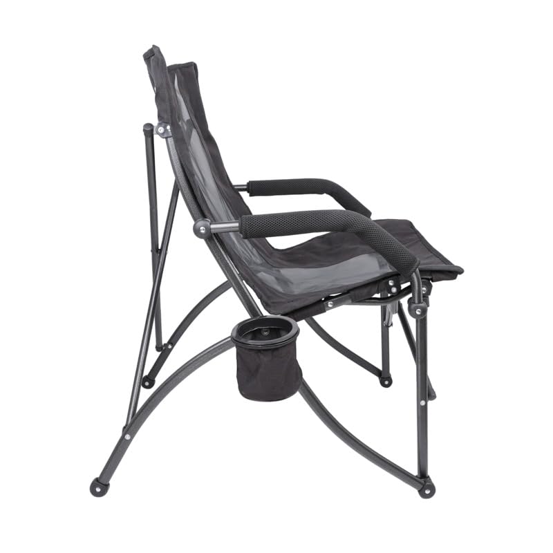 Cascade Mountain Tech Folding Camp Chair for Camping, Beach, Picnic, Barbqeues, Sporting Events with Carry Bag