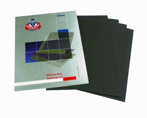 Wet and Dry Sandpaper 2500grit 5 Sheets 230 x 280mm Waterproof Paper STARCKE Matador