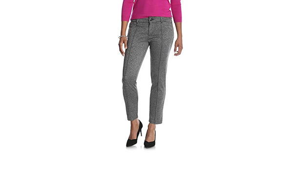 lee riders slim straight leg ponte knit pant