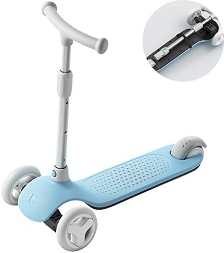 Size 大型家電 Size フラッシュ三輪の男性と女性がカートに行く B0855thg85 ファッション子供用滑り止めスクーター 59 7 29 4 78cm シンプルな衝撃吸収幼児スケートボード Blue 59 7 29 4 78cm キックスクーター Color 代引可 乗用玩具 三輪車