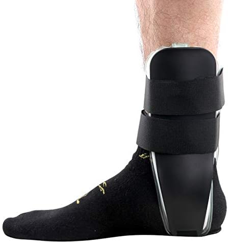 Ankle wrap for Sprain Foot Support Braces Splint Strap Band Stabilizer Guard Protector Compressi on Sleeve wrap with Two Pieces of Removable molding Upper Shells for Ankle Sprain