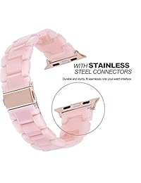 Mobile Advance   Pulsera de resina para Apple Watch Series 4, 3, 2, 1
