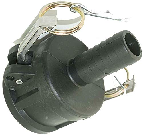 MACHSWON IBC Tote Tank Adaptor to Cam Lock Female Hose Fitting Adapter to Hose Tail 1-1/2" for Garden Hose, Oil Fuel Water Fitting, Faucet Valve Parts