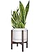 TIMEYARD Mid Century Plant Stand - Best Fits 8in Planter, Wood Indoor Flower Pot Holder, Simple Display Potted Rack, Modern Home Decor (NOTE: Plant pot and plant are not included)