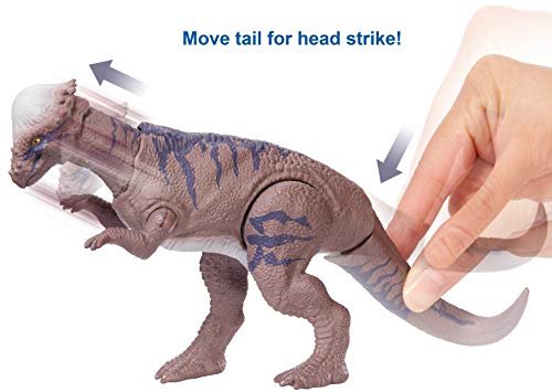 Mattel GFG64 Jurassic World Dino Rivals Dino-Angriff Pachycephalosaurus – Bild 3