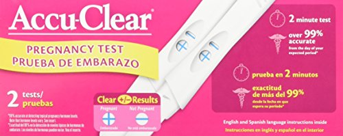 Accu-Clear Pregnancy Test, 2 Count