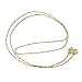 10k Yellow, White or Rose Gold 0.6mm Box Chain Necklace