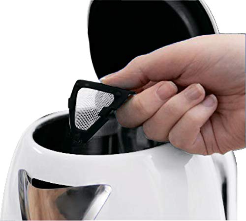 Homeart Premium Electric Kettle, Teapot, Water Boiler, Stainless Steel, 1.7 Liter, Pearl White