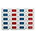 eLUUGIE 200 Pairs 3D Cardboard Glasses Glasses Universal Anaglyph 3D Glasses Cardboard Paper Red Blue Cyan or Movie (200 Pairs)thumb 2