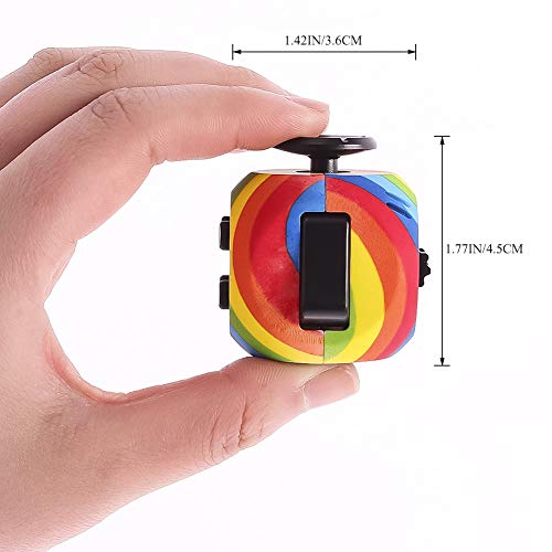 FIDGET DICE 6 Sides Fidget Toys Cube Fidget Hexagon Fdget Block
