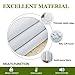 NICETOWN Greyish White Room Darkening Curtain Panels - Window Treatment Thermal Insulated Grommet Room Darkening Curtains/Drapes for Bedroom (2 Panels, 52 by 63, Greyish White)