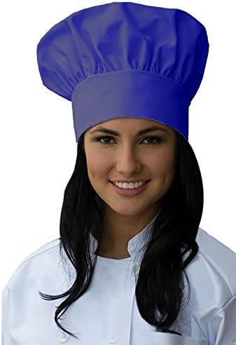 Hickory Ridge 800 Adult Chef Hat, Royal Blue