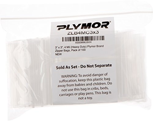 1 Plymor+Heavy+Plastic+Reclosable+Zipper