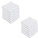 IZO All Supply 12 Pack White Hands Towels Fingertip Towel Make Up Face Wipes Highly Absorbent Washcloths (12