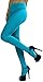 ToBeInStyle Women's Opaque Full Footed Panty Hose Leggings Tights Hosiery - Turquoise - One Size: Regular