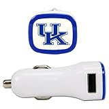 NCAA Kentucky Wildcats Car Charger, White