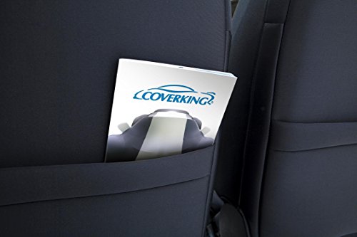 Coverking Custom Fit Center 60/40 Back Seat Cover for Select Honda Pilot Models - Neosupreme (Red with Black Sides) (Certified Refurbished)