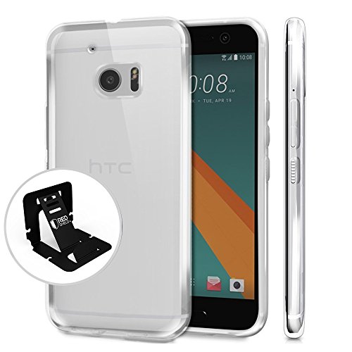 HTC 10 Case, REDshield [Clear] Slim & Flexible Anti-shock Crystal Silicone Protective TPU Gel Skin Case Cover for HTC 10, HTC M10