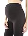 PattyBoutik Mama Shaping Series Maternity Crop Legging Yoga Pants (Black Small)