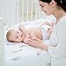 LifeTree Baby Muslin Blanket, Feather Print 2 Layer Toddler Blanket for Baby Girls or Baby Boys, Lightweight Blankets
