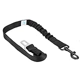 PetExpert Dog Seat Belt Adjustable Dog Car Harness Tangle Free Pet Safety Leash Leads Dog Seat Belt Harness with 21-31inch Elastic Nylon Bungee Buffer for Dogs Cats 10-110lbs
