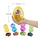 UNGLINGA Dinosaur Toys Filled Easter Eggs Hunting Easter Basket Stuffers Decorations for Kids Boys Girls (3.5 inch Pack of 4)