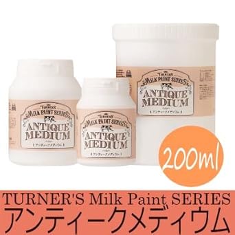 Amazon Co Jp A レビューで刷毛orウエスｇｅｔ ターナーミルクペイント アンティークメディウム 0ml 産業 研究開発用品