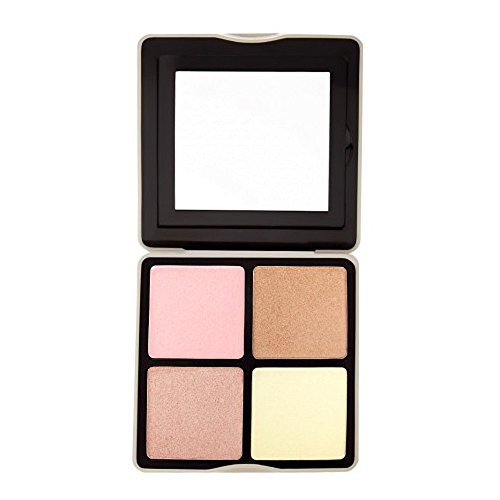 BH Cosmetics 4 Color Highlighter Palette, Nude Rose
