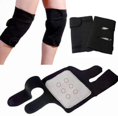Unity Brand™ Magnetic Therapy Knee Hot Belt Self Heating Knee pad Knee Support Belt Tourmaline Knee Braces Support Heating Belt - Free size