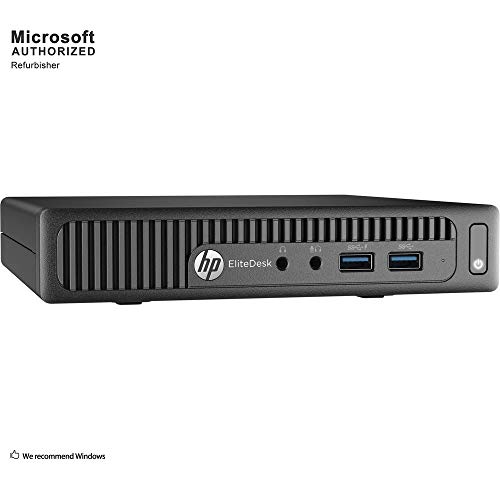 HP EliteDesk 705 G2 Mini Business Desktop PC, AMD A10 PRO-8700B up to 3.2GHz, 8G DDR3, 500G, WiFi, BT 4.0, DVD, Windows 10 64-Multi-Language Support English/Spanish/French(Renewed)