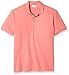 Lacoste Men's Short Sleeve Stretch Grey Croc Pique Polo, PH4014, Hippy Chine, Medium