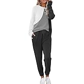 ETCYY NEW Lounge Sets for Women Two Piece Outfits Sweatsuits Sets Long Pant Loungewear Workout Athletic Tracksuits